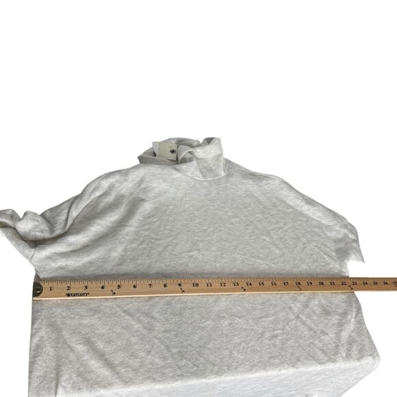 Lucky Brand Cowl Neck Knit Light Gray Lightweight‎ Sweater Women’s Small New NWT - Picture 5 of 9